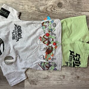 Kids Matching Set - Gray and Green